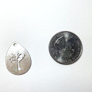 Vintage Sterling Silver Tree of Life Pendant